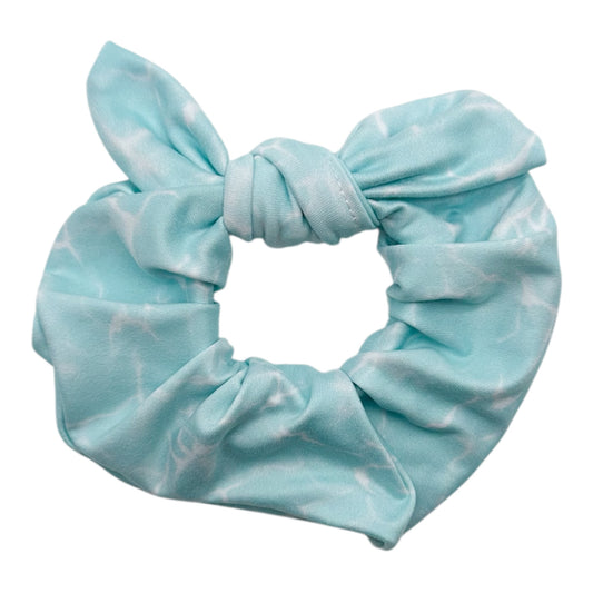 POOL WATER - BOW SCRUNCHIE