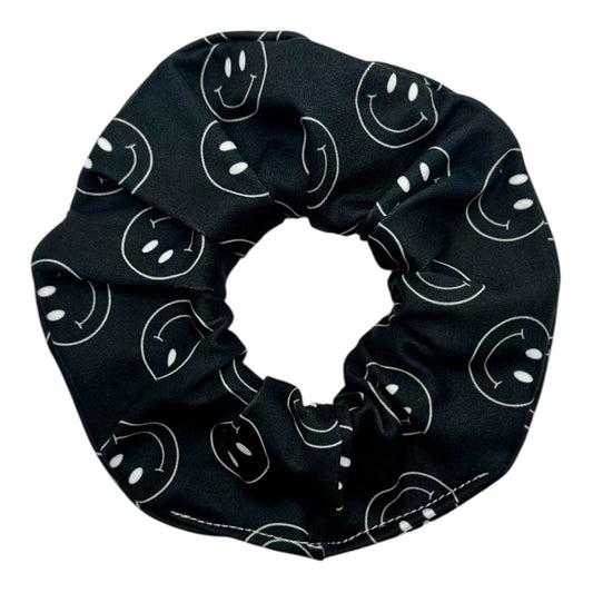 IVORY HAPPY FACES - REGULAR SCRUNCHIE