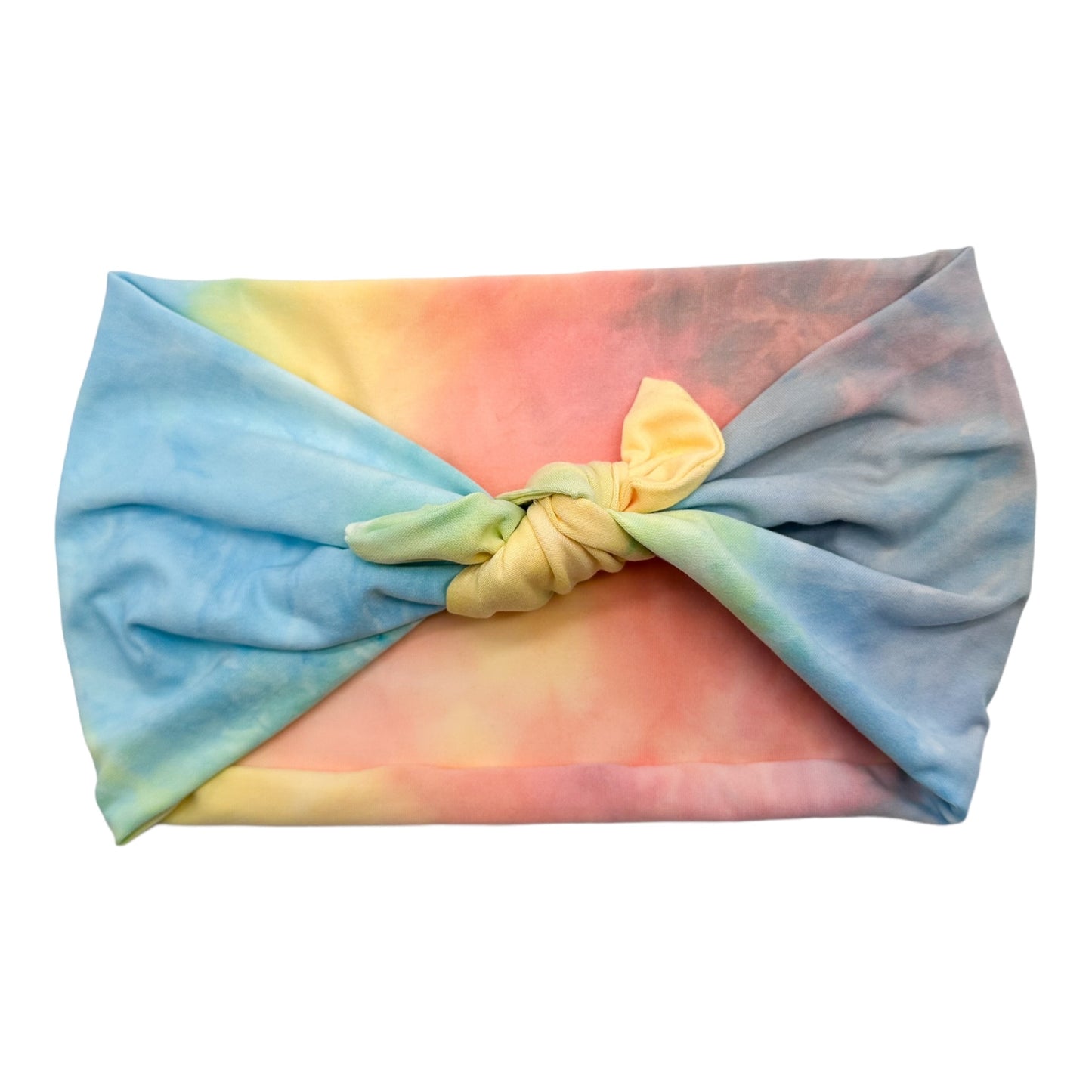 LIGHT PINK/YELLOW/BLUE TIE-DYE - LUXE