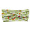 LIME & WHITE CHECKERS W/ MALLOWS - FRONT KNOT