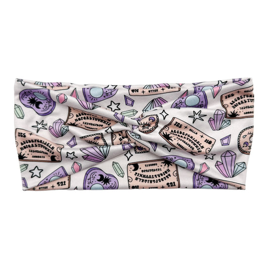 OUIJA BOARD & CRYSTALS - FRONT KNOT