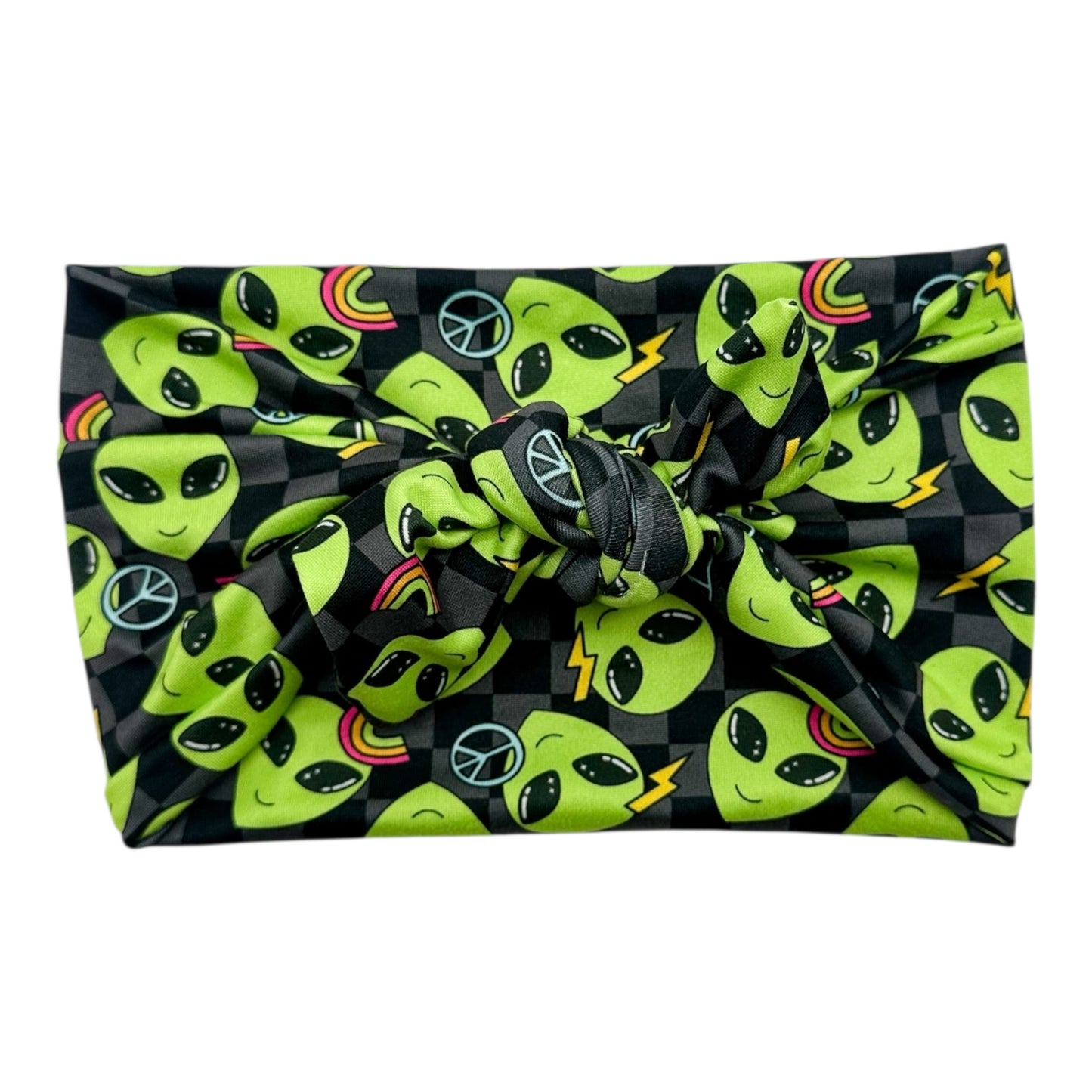 ALIENS, RAINBOWS, & LIGHTNING BOLTS - WIDE TIE