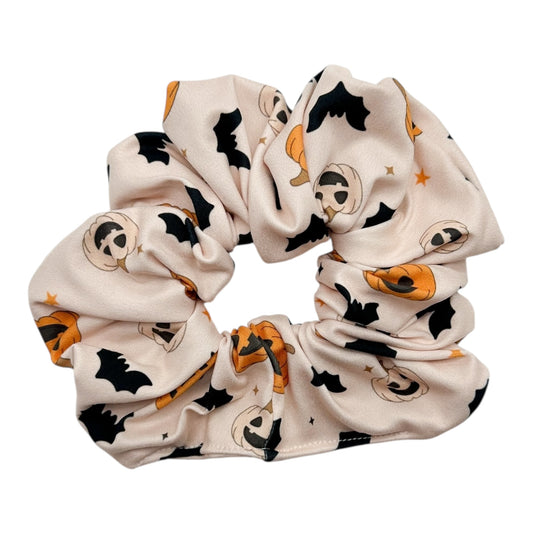PUMPKINS & BATS - OVERSIZED SCRUNCHIE