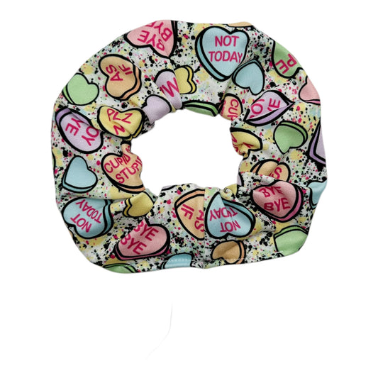 EWW SPLATTER CONVO HEARTS - SCRUNCHIE