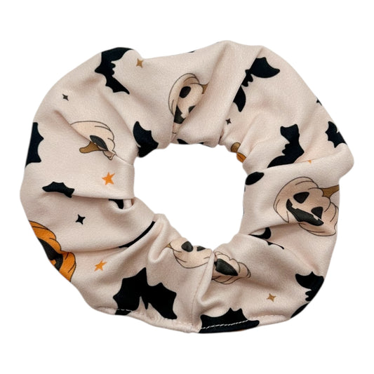 PUMPKINS & BATS - REGULAR SCRUNCHIE