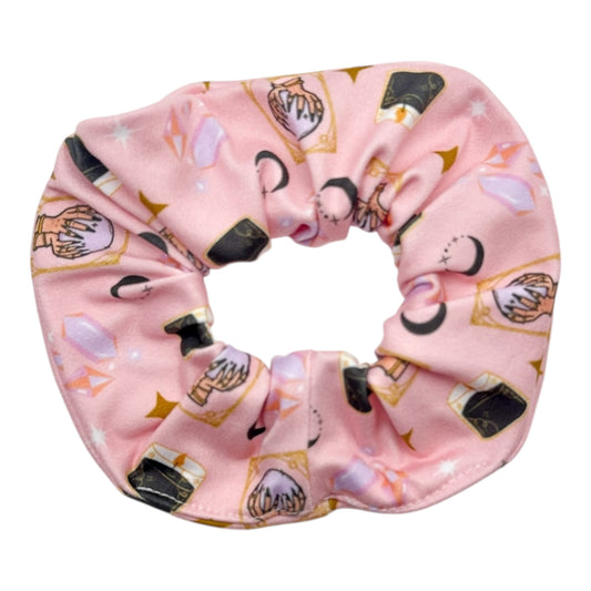 CRYSTAL BALL/CANDLES/CRYSTALS - SCRUNCHIE