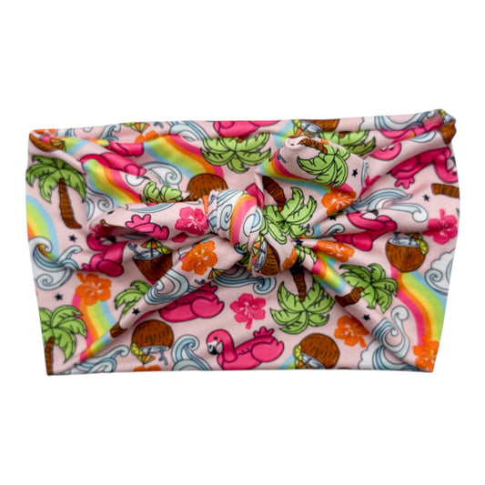 FLAMINGO/COCONUT/RAINBOW WAVE - WIDE TIE
