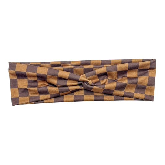 BROWN CHECKERS - TINY KNOT
