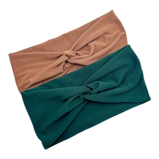 HUNTER/TAN 2 PACK - FRONT KNOT