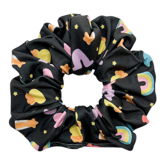 CHARCOAL MALLOWS - OVERSIZED SCRUNCHIE