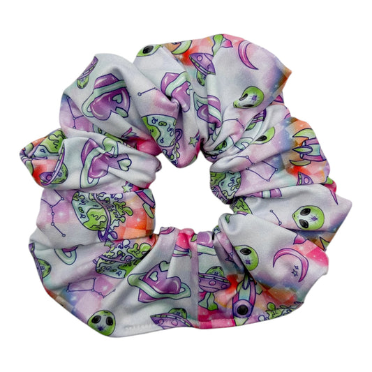 ALIENS & SPACESHIPS - OVERSIZED SCRUNCHIE