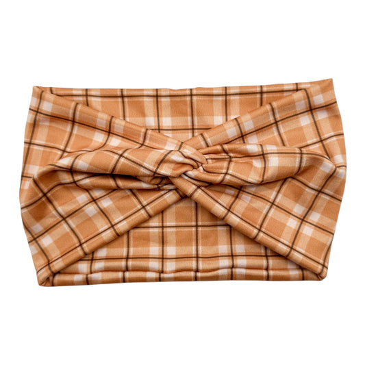 TAN & BROWN FLANNEL - COCO