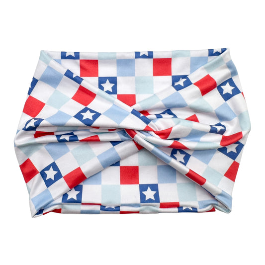 CHECKERS & STARS - THICK KNOT