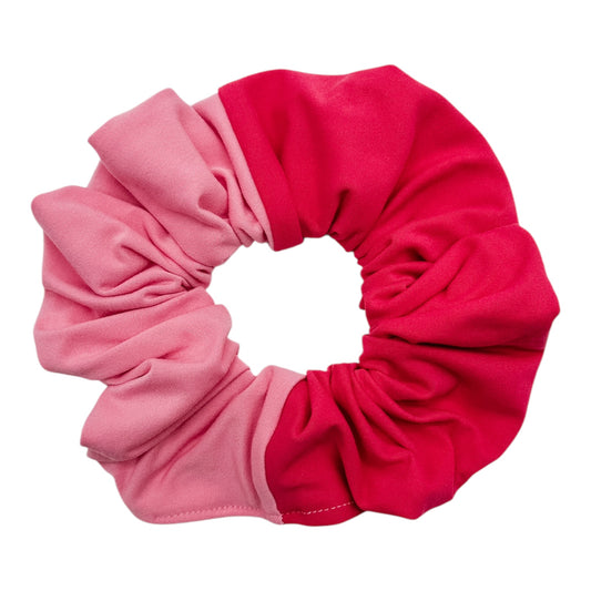 BERRY PINK & BUBBLEGUM - SPLIT - OVERSIZED SCRUNCHIE