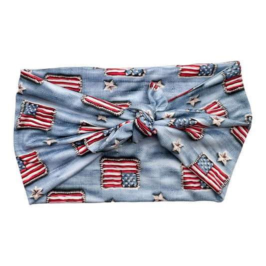 FLAGS ON DENIM - LUXE