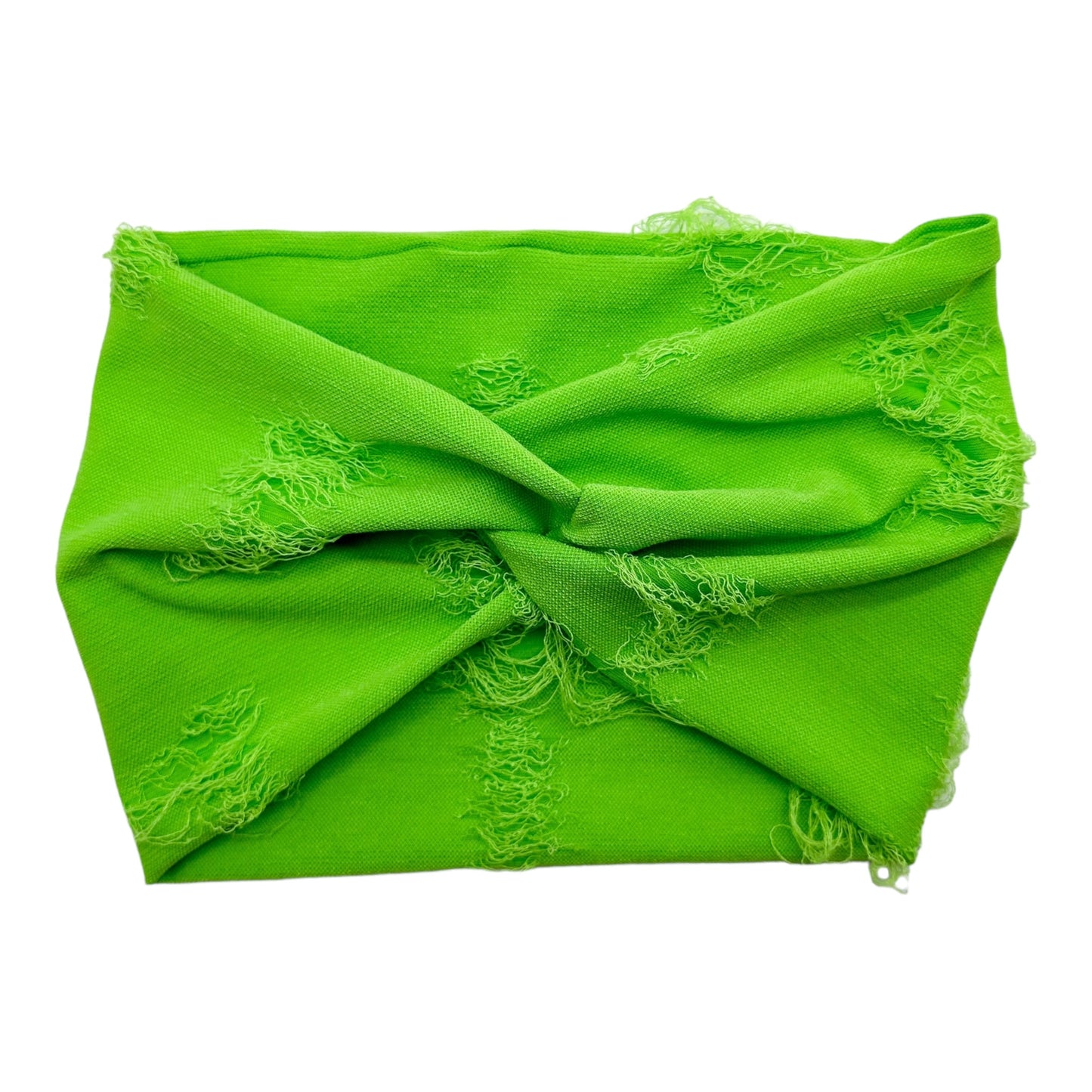 HIGHLIGHTER GREEN - DISTRESSED - THICK KNOT