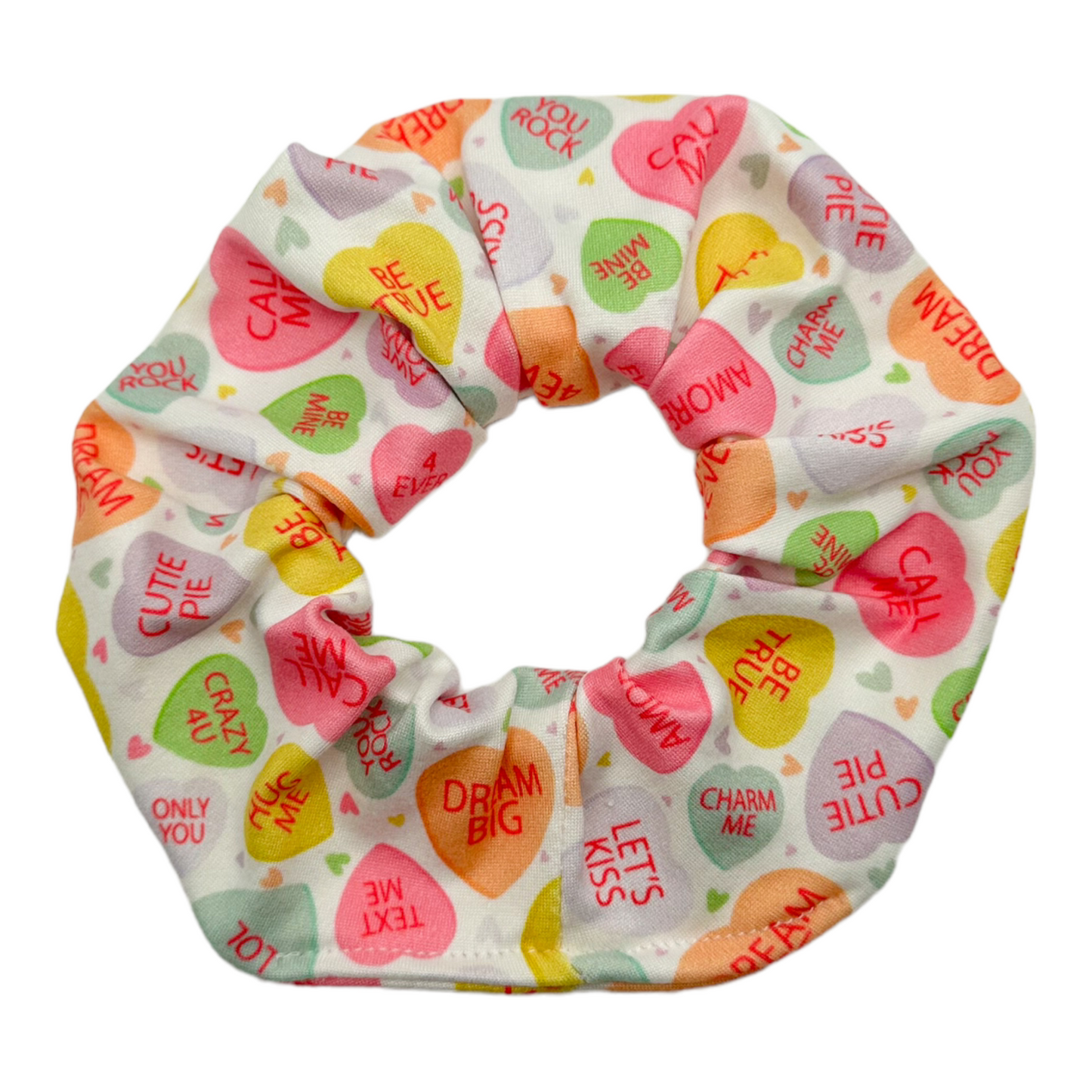 CONVERSATION HEARTS - SCRUNCHIE