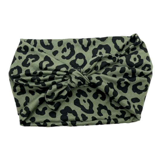 ARMY GREEN ANIMAL PRINT - LUXE