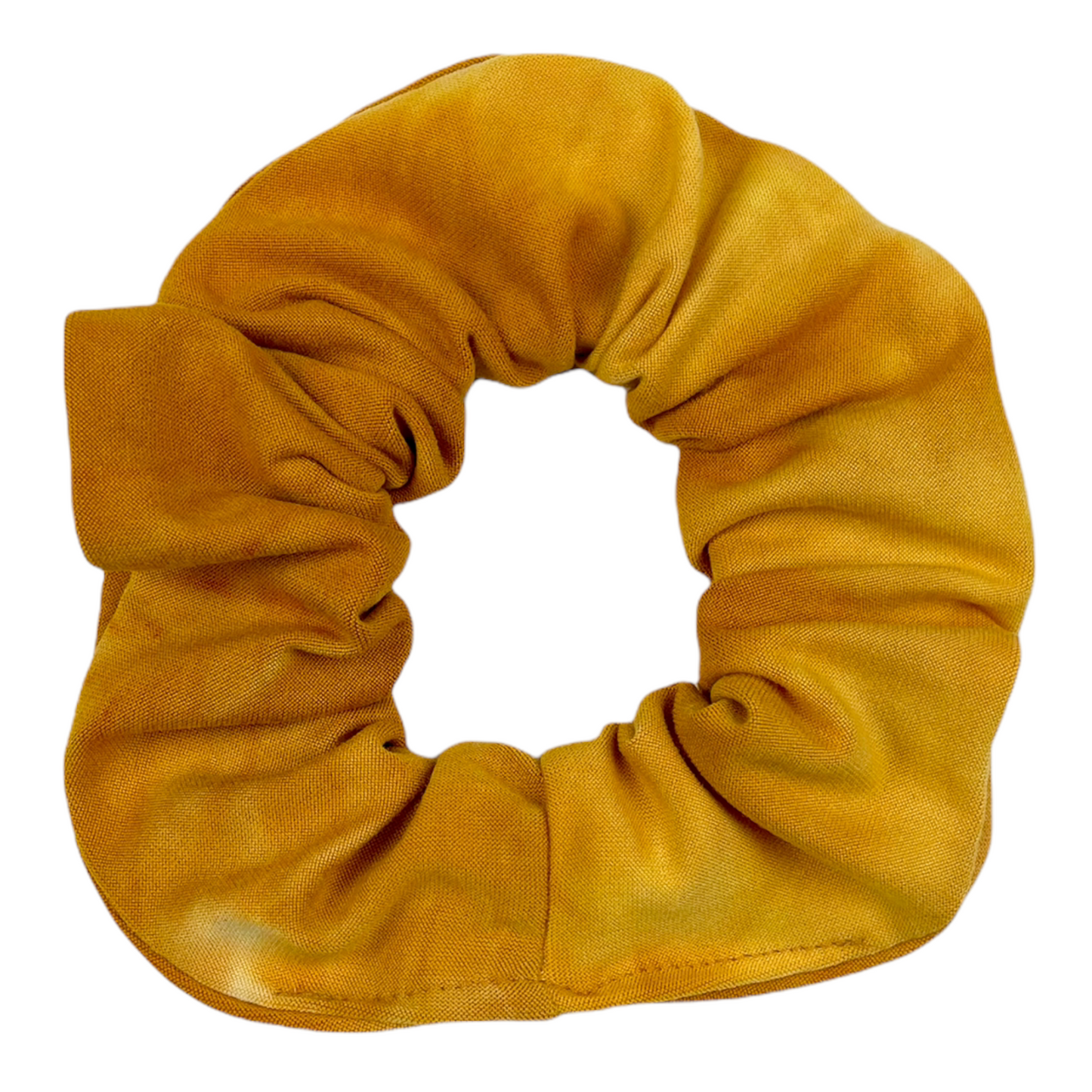 MUSTARD IVORY TIE-DYE - SCRUNCHIE